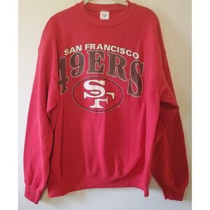 Jostens Vintage Sweatshirt San Francisco 49ers Red Size XL Made In USA